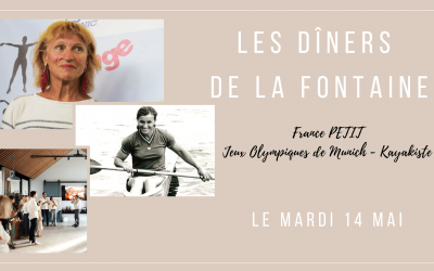 Les Dîners de La Fontaine – Mardi 14 Mai – France PETIT