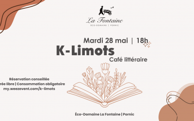 K-Limots : café littéraire mardi 25 juin 18h et 19h