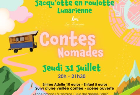 Veillée contes nomades hotel éco domaine la fontiane pornic