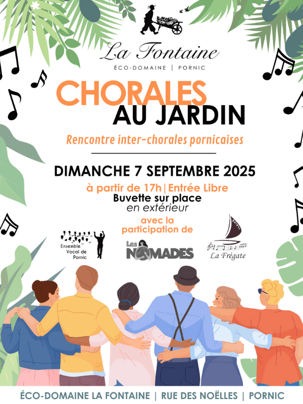 Chorales au jardin hotel éco domaine la fontaine pornic