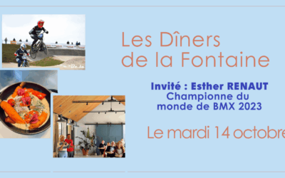 La Fontaine Dinner: Esther Renaut, BMX Champion