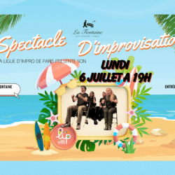 Spectacle improvisation Pornic eco domaine la fontaine